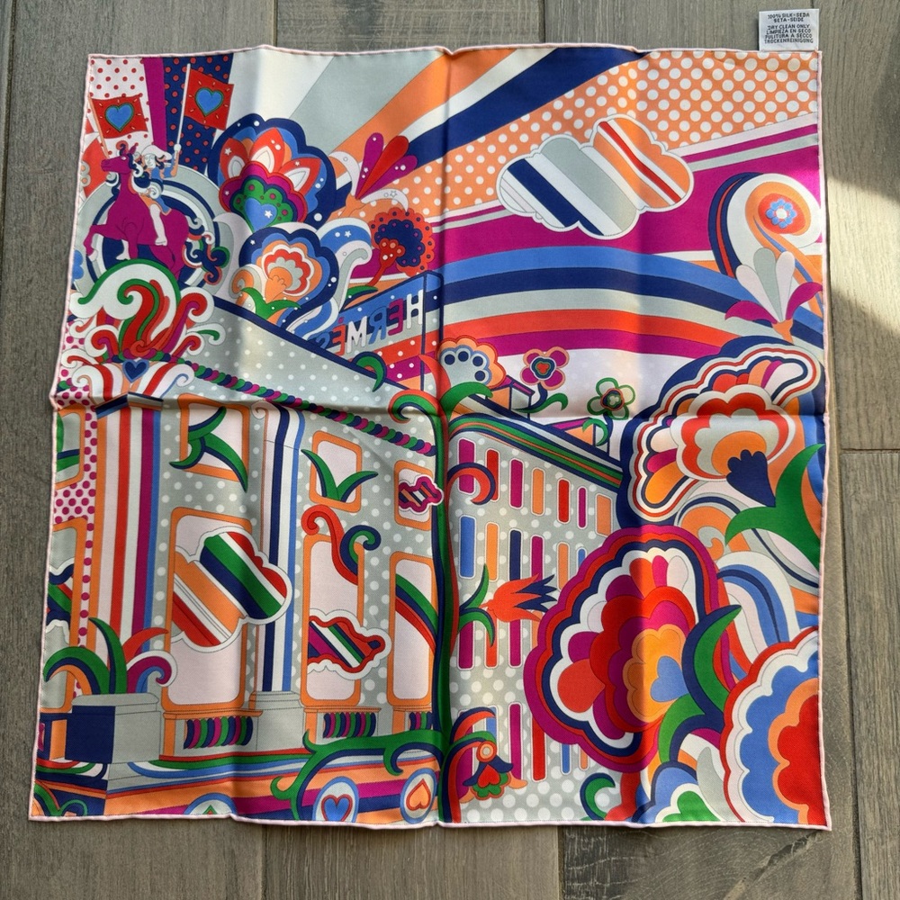 NWOT silk Hermes scarf
